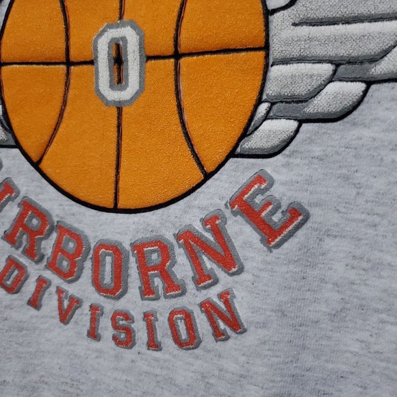 Vtg Buckeyes Airborne Division T-Shirt Gray Single Stitch 37th Infantry XL USA - Picture 9 of 11